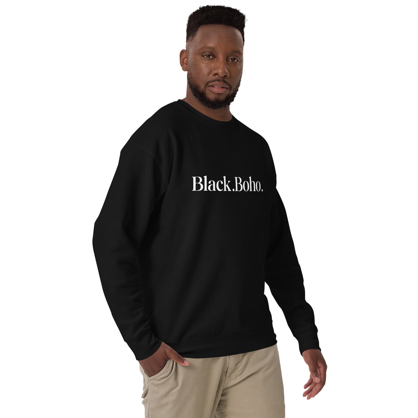 Black.Boho. Classic Unisex Premium Sweatshirt